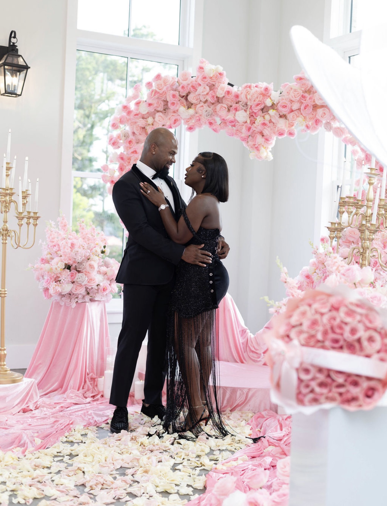 Luxury proposal setup in Atlanta